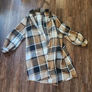 Plaid shacket